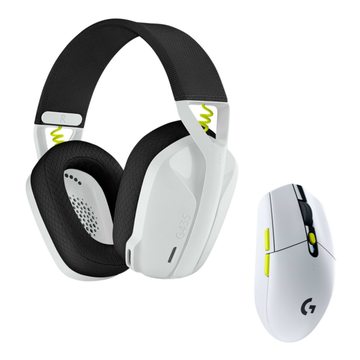 Навушники Logitech G435SE + G305SE Black/White/Lime (981-001162)