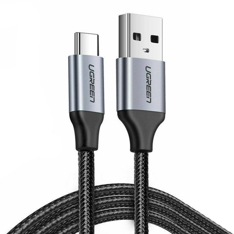 Кабель USB Ugreen USB-C Male To USB 2.0 A Male Black 1M  US288/60126 (US288)