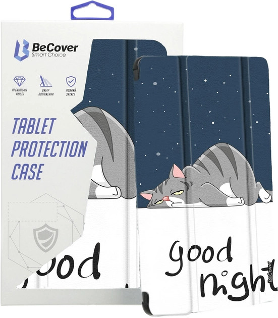 Обложка BeCover Smart for Lenovo Tab M10 TB-328F (3rd Gen) 10.1" Good Night (708289)