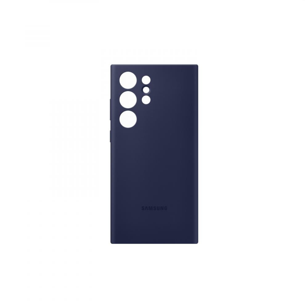 Чехол-накладка Samsung S23 Ultra Silicone Case Navy (EF-PS918TNEGRU)