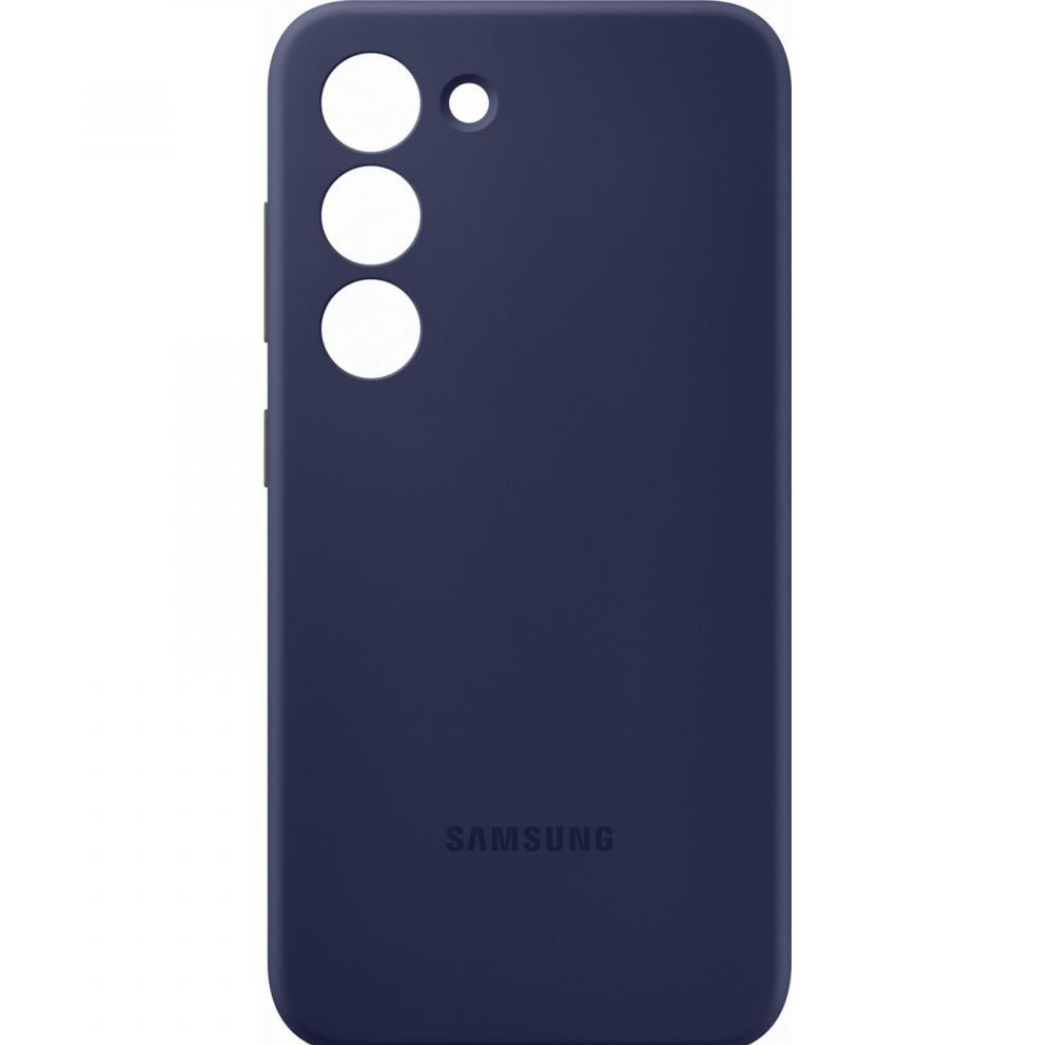 Чохол-накладка Samsung S23 Silicone Case Navy (EF-PS911TNEGRU)