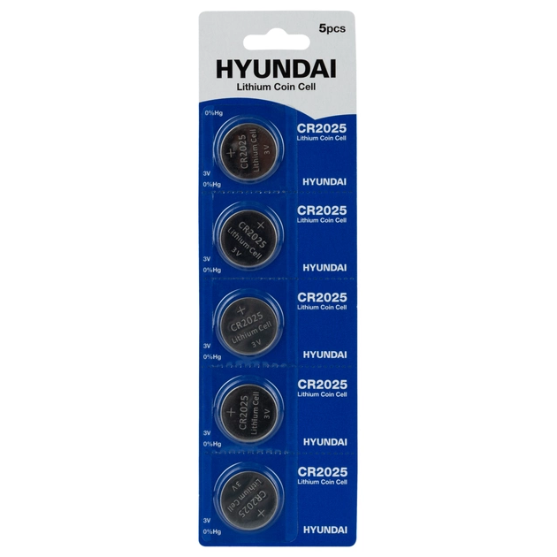 Батарейка Hyundai CR2025 Blister 5