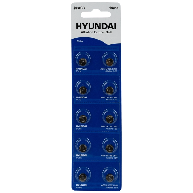 Батарейка Hyundai AG3 Blister 10