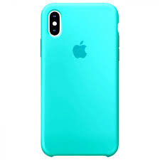 Чохол-накладка Apple Sillicon Case Copy for iPhone XS Max Copper Sea