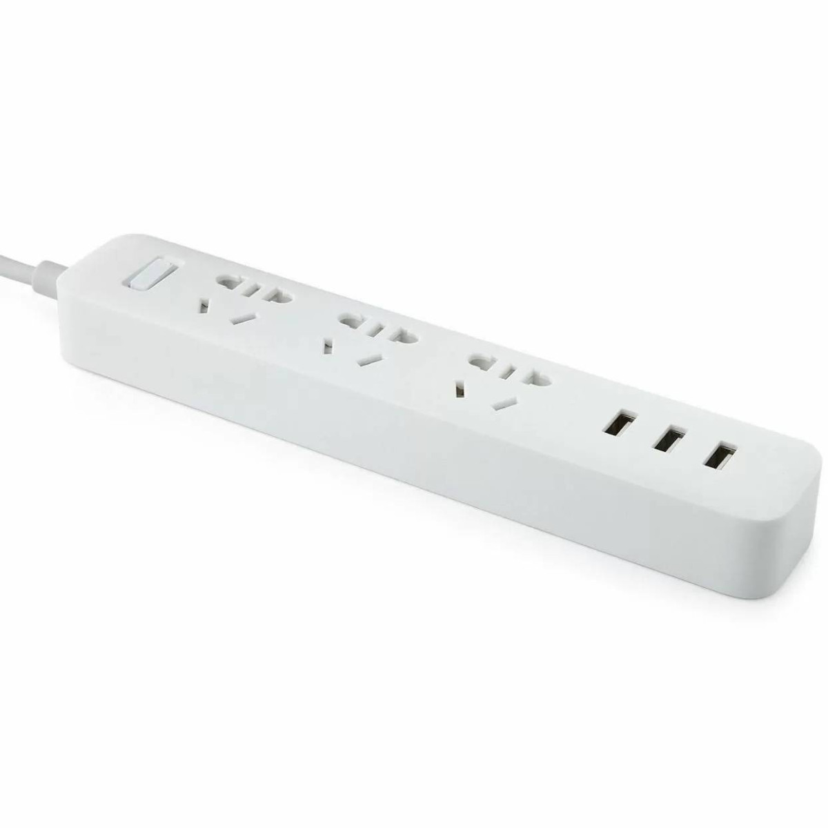 Сетевой фильтр Xiaomi Mi Power Strip 3 USB XMCXB01QM White (NRB4028CN)