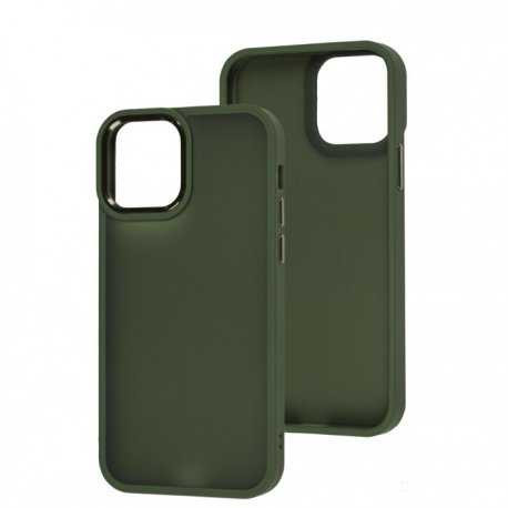 Чехол-накладка Metal Bezel for iPhone 11 Dark Green