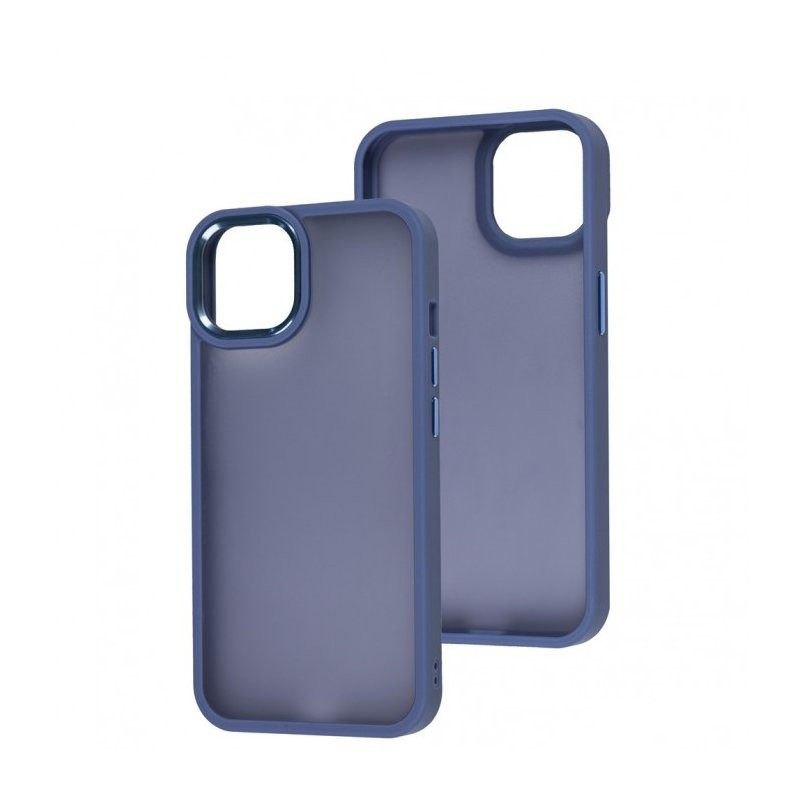 Чехол-накладка Metal Bezel for iPhone 12/12Pro Blue