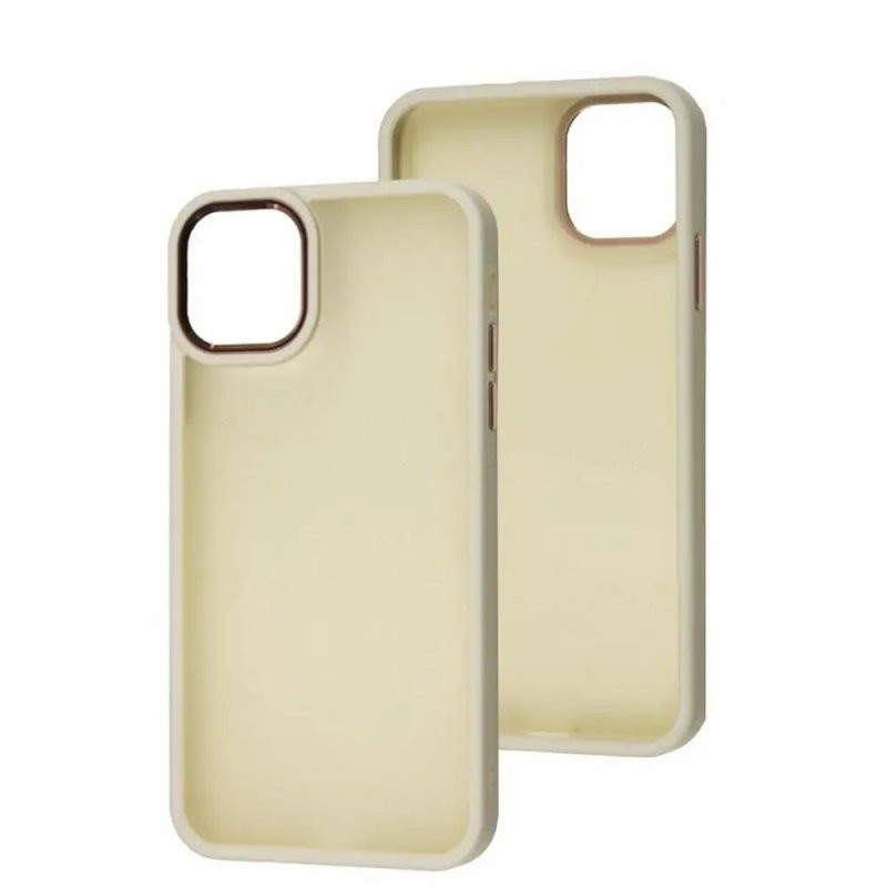 Чохол-накладка Metal Bezel for iPhone 13 Beige