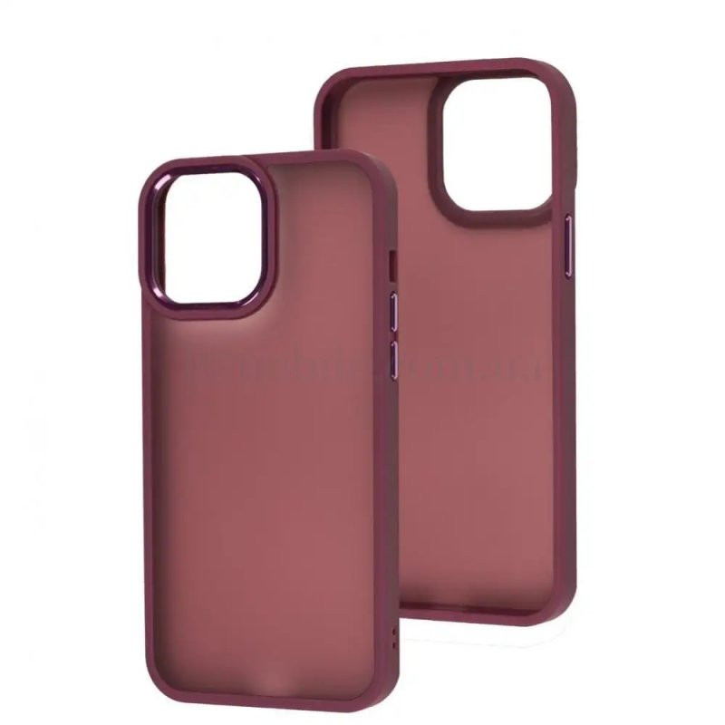 Чохол-накладка Metal Bezel for iPhone 13 Fuchsia