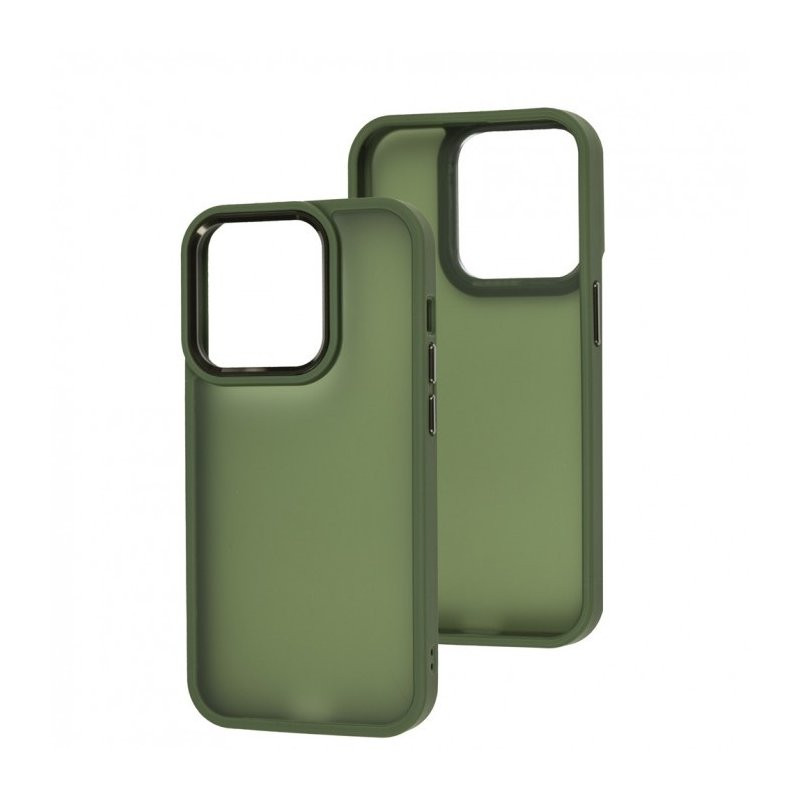 Чохол-накладка Metal Bezel for iPhone 14 Pro Dark Green