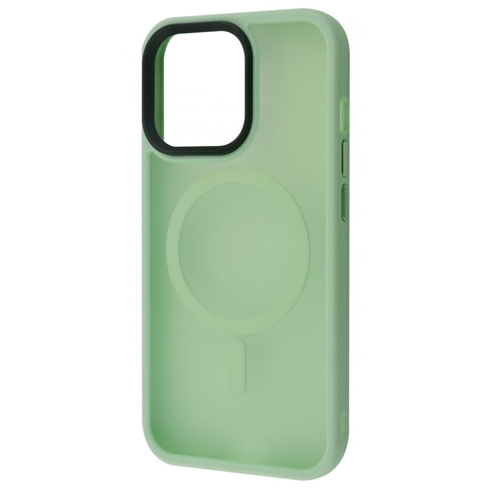 Чохол-накладка WAVE for iPhone 13 Pro Max Matte Insane Case with MagSafe Green