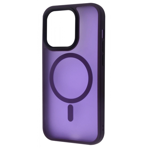 Чохол-накладка WAVE for iPhone 14 Pro Matte Insane Case with MagSafe Deep Purple