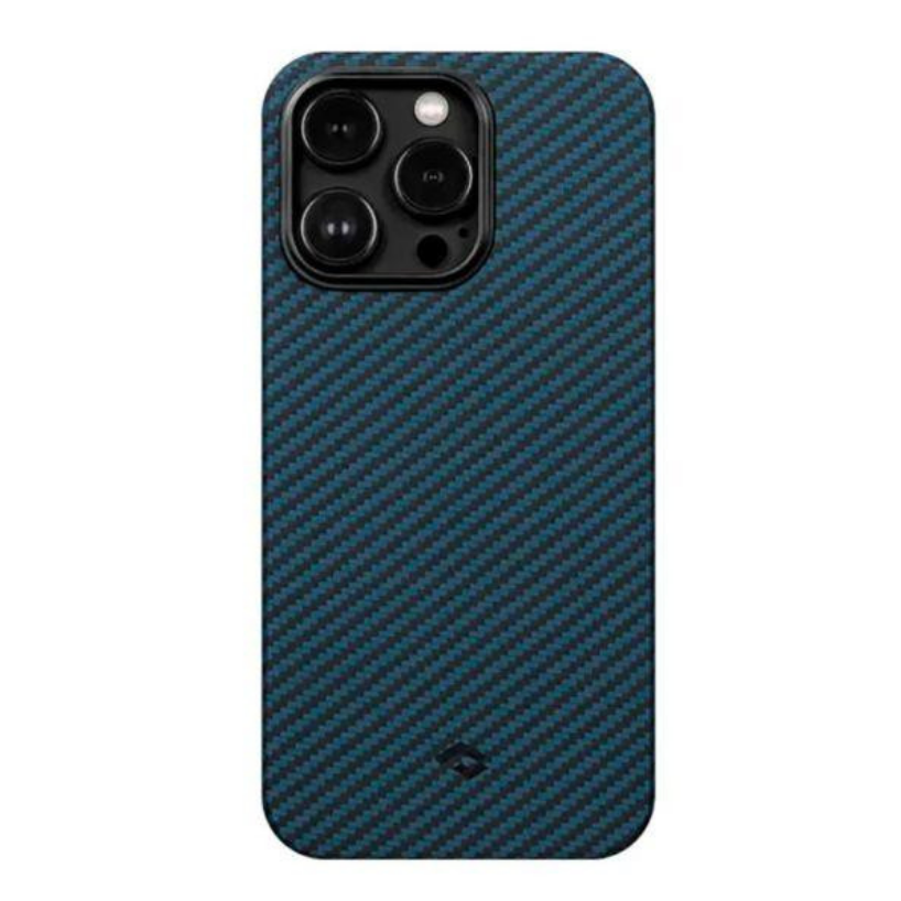 Чехол-накладка Pitaka for iPhone 14 Pro Max MagEZ Case 3 Twill 1500D Black/Blue (KI1408PM)