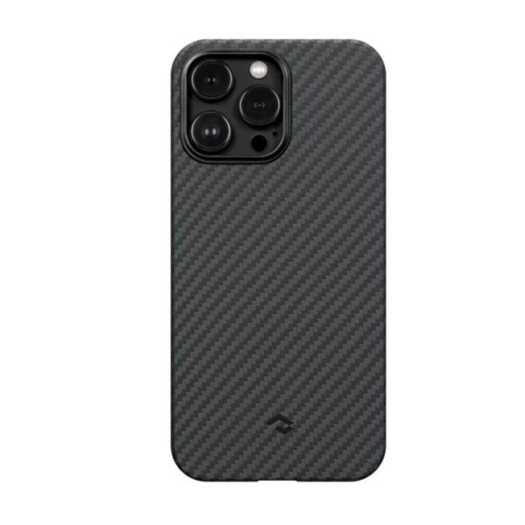 Чохол-накладка Pitaka for iPhone 14 Pro Max MagEZ Case 3 Twill 1500D Black/Grey (KI1401PM)