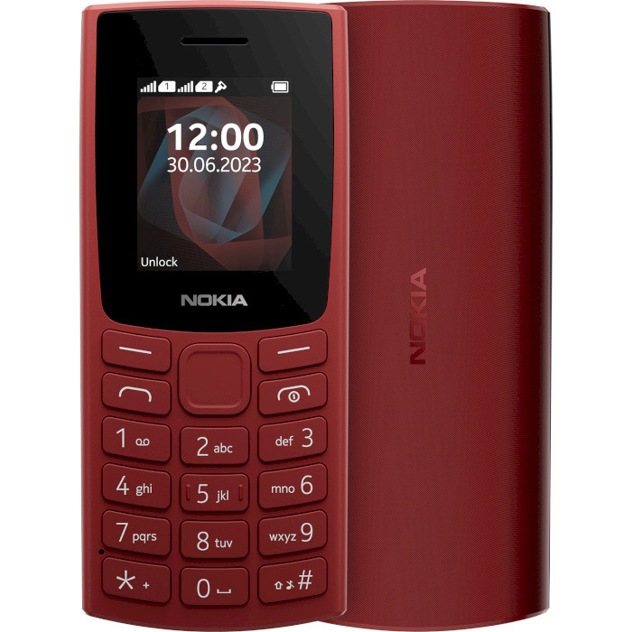 Мобильный телефон Nokia 105 DS 2023 Red (1GF019CPB1C01)