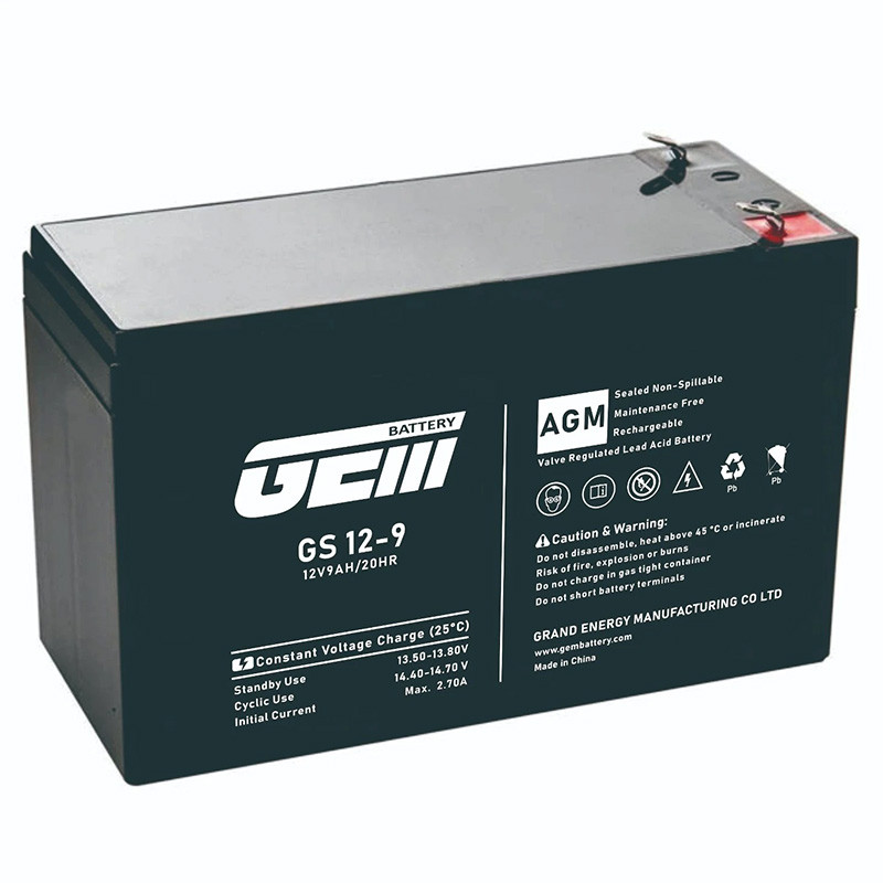 Акумуляторна батарея для ДБЖ GEM Battery 12V 9.0A (GS 12-9)