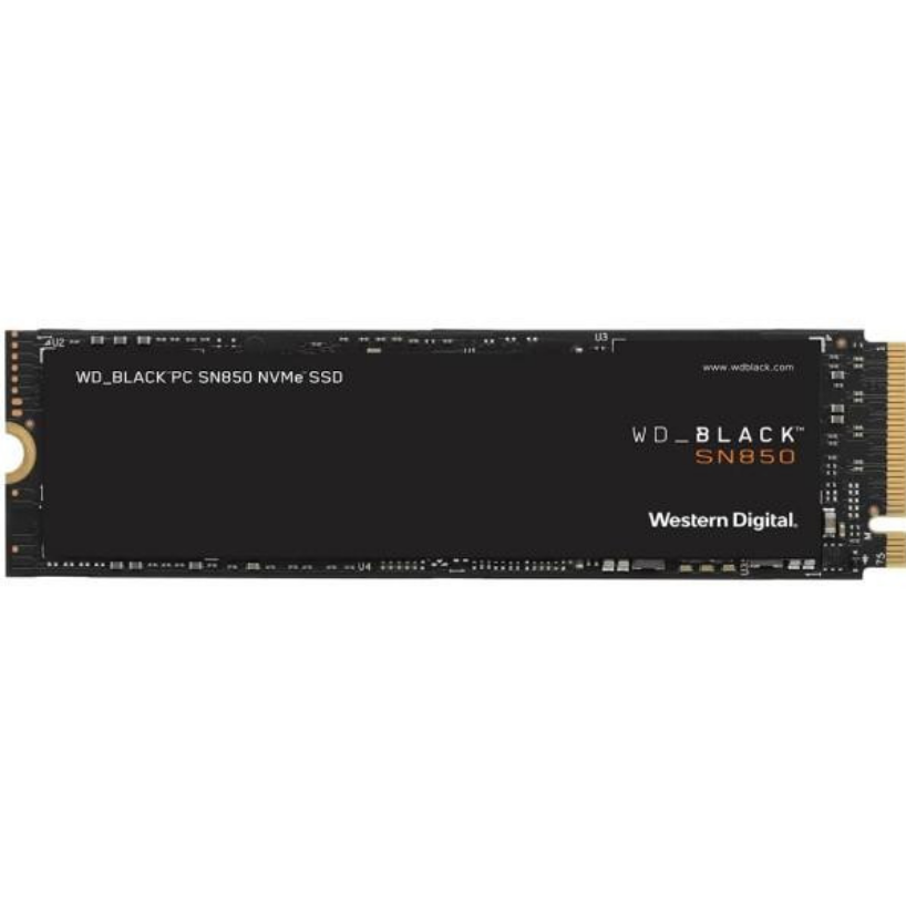 SSD накопитель Western Digital M.2 1TB PCIe 4.0 Black SN850X (WDS100T2XHE)