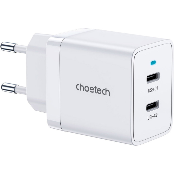 Зарядний пристрій Choetech White (Q5006-EU-WH)