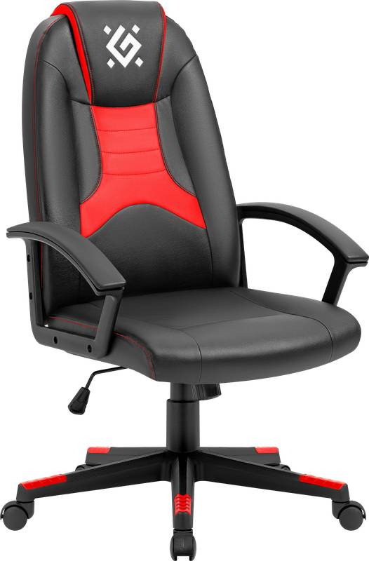 Кресло геймерское Defender Shark Black/Red (64348)