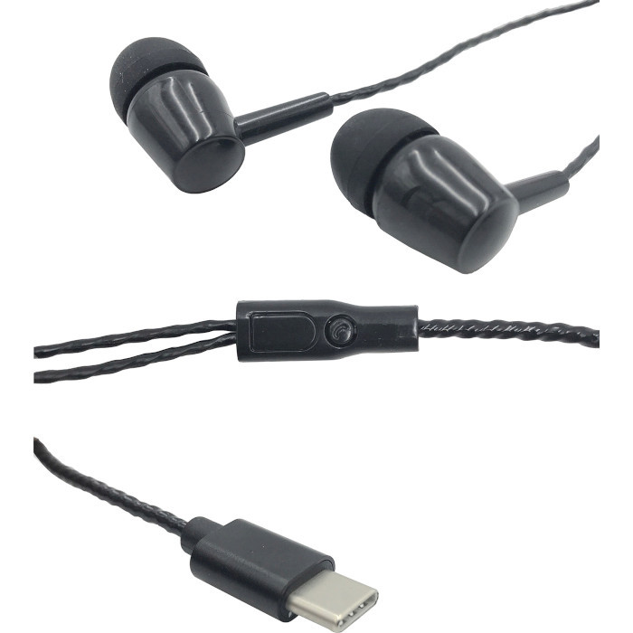 Навушники Media-Tech Magicsound USB-C Black (MT3600K)