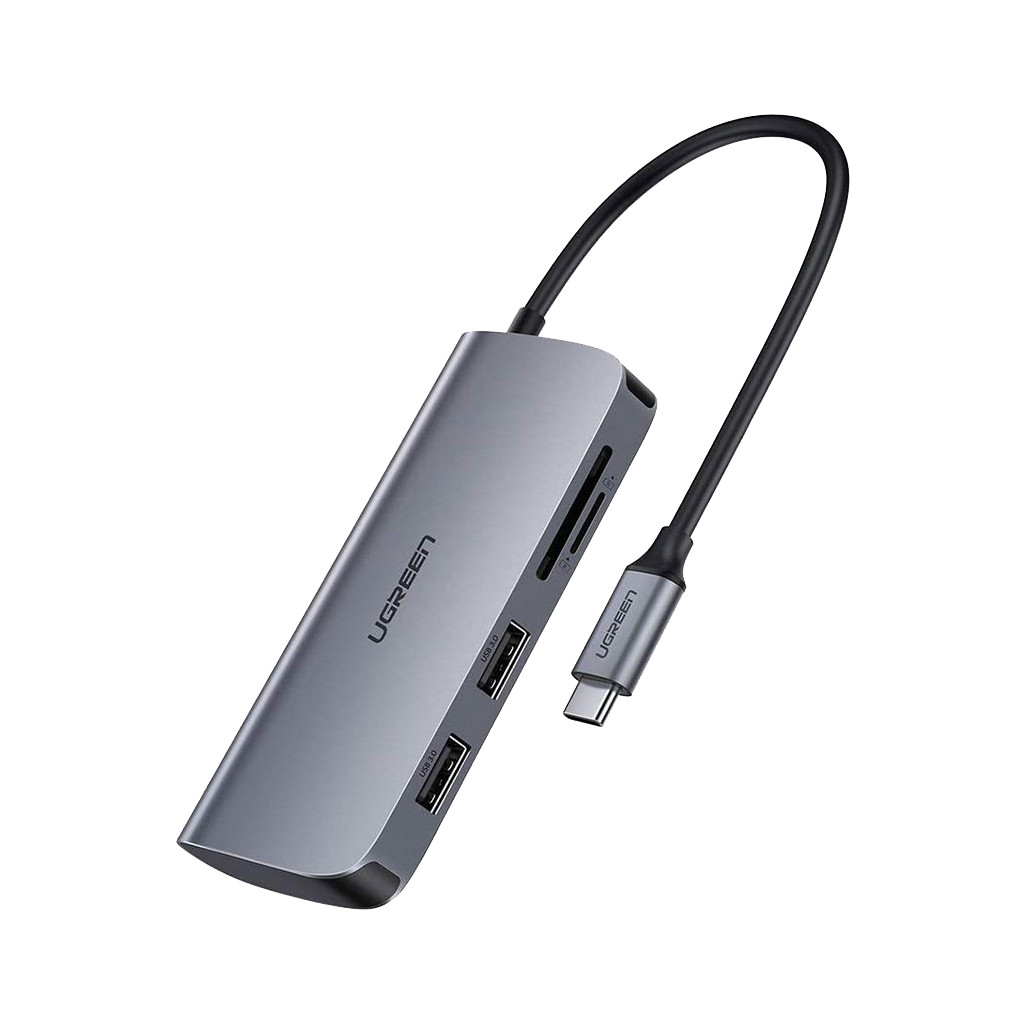 Док-станция Ugreen CM212 USB Type-C 7 in 1 (50852)