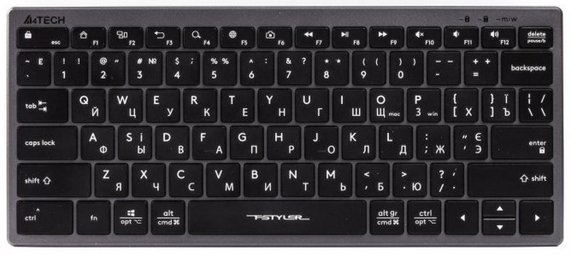 Клавіатура A4Tech Fstyler FX-51 Grey