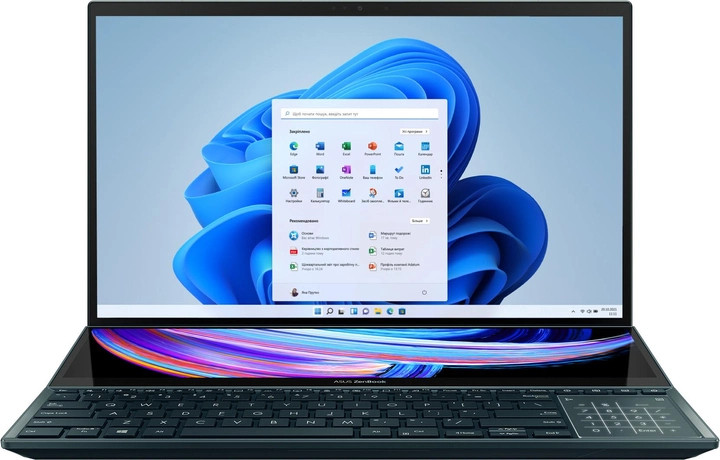 Ультрабук Asus Zenbook Pro Duo 15 OLED UX582ZM-H2004W Blue (90NB0VR1-M00780)