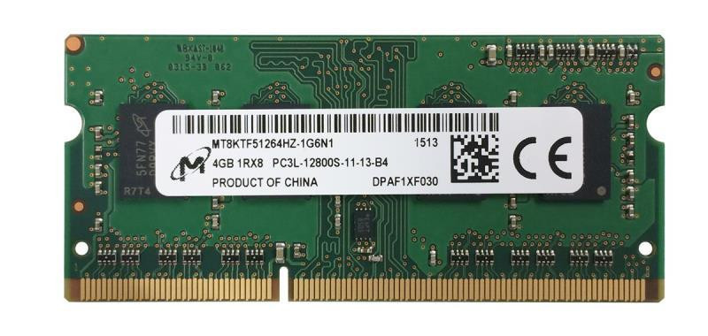 Оперативна пам'ять Micron 4 GB SO-DIMM DDR3L 1600 MHz (MT8KTF51264HZ-1G6N1)