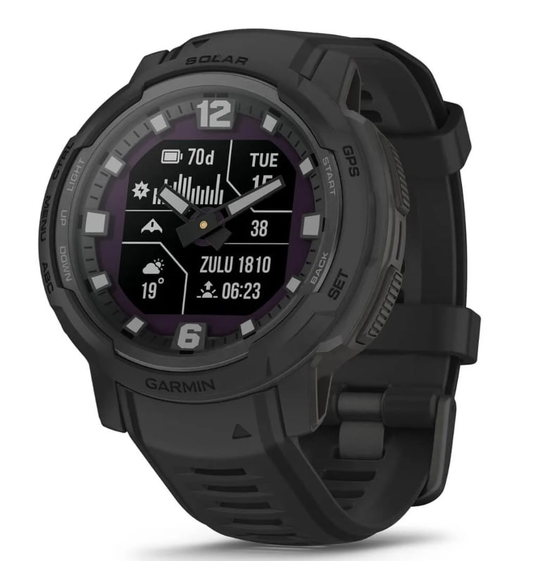 Смарт-часы Garmin Instinct Crossover Solar Tactical Black (010-02730-00)