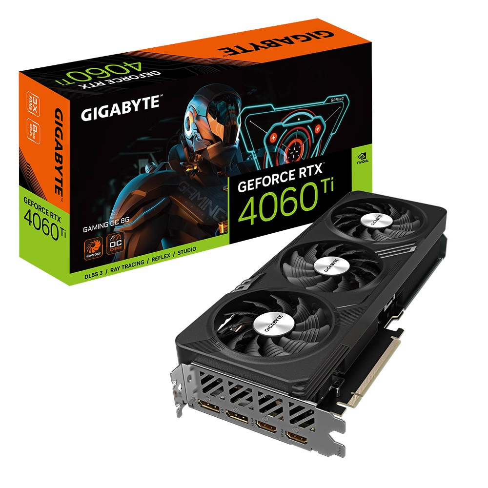 Відеокарта GIGABYTE GeForce RTX 4060 Ti GAMING OC 8G (GV-N406TGAMING OC-8GD)