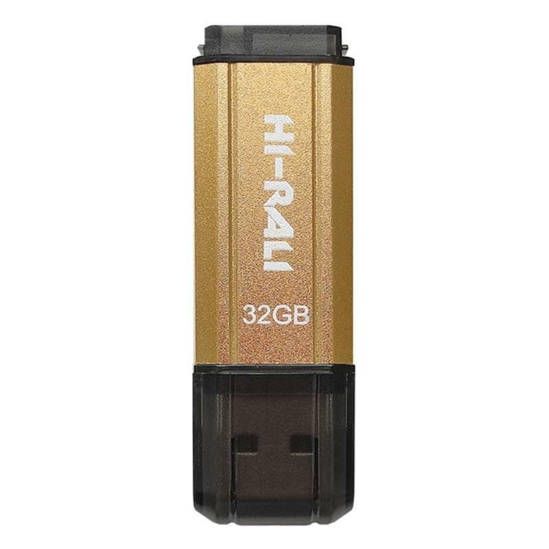 Флеш пам'ять USB Hi-Rali 32 GB Stark Series Gold (HI-32GBSTGD)