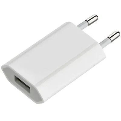 Зарядний пристрій iPhone 3G/3GS/4G/4GS/5 1USBx1A 1000mAh White (S07022)