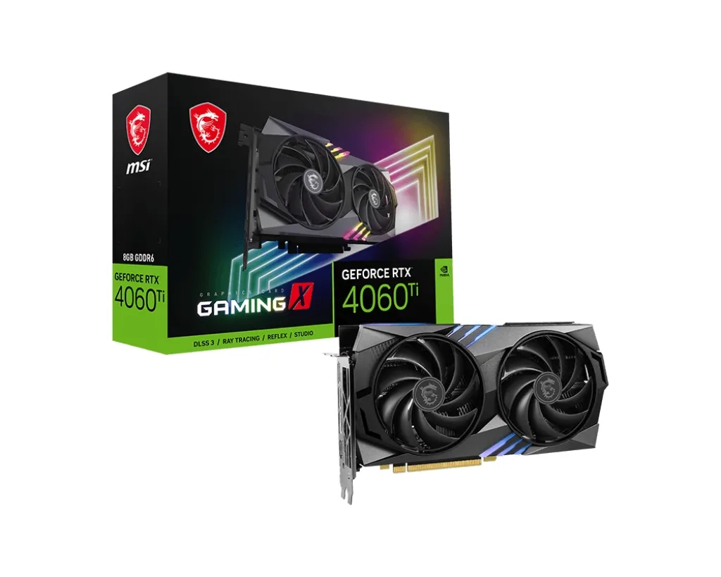 Відеокарта MSI GeForce RTX 4060 Ti GAMING X 8G