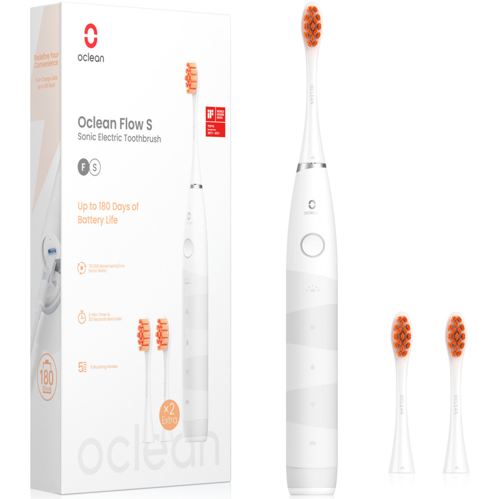 Зубная щетка Oclean Flow S Sonic Electric Toothbrush White (6970810552959)