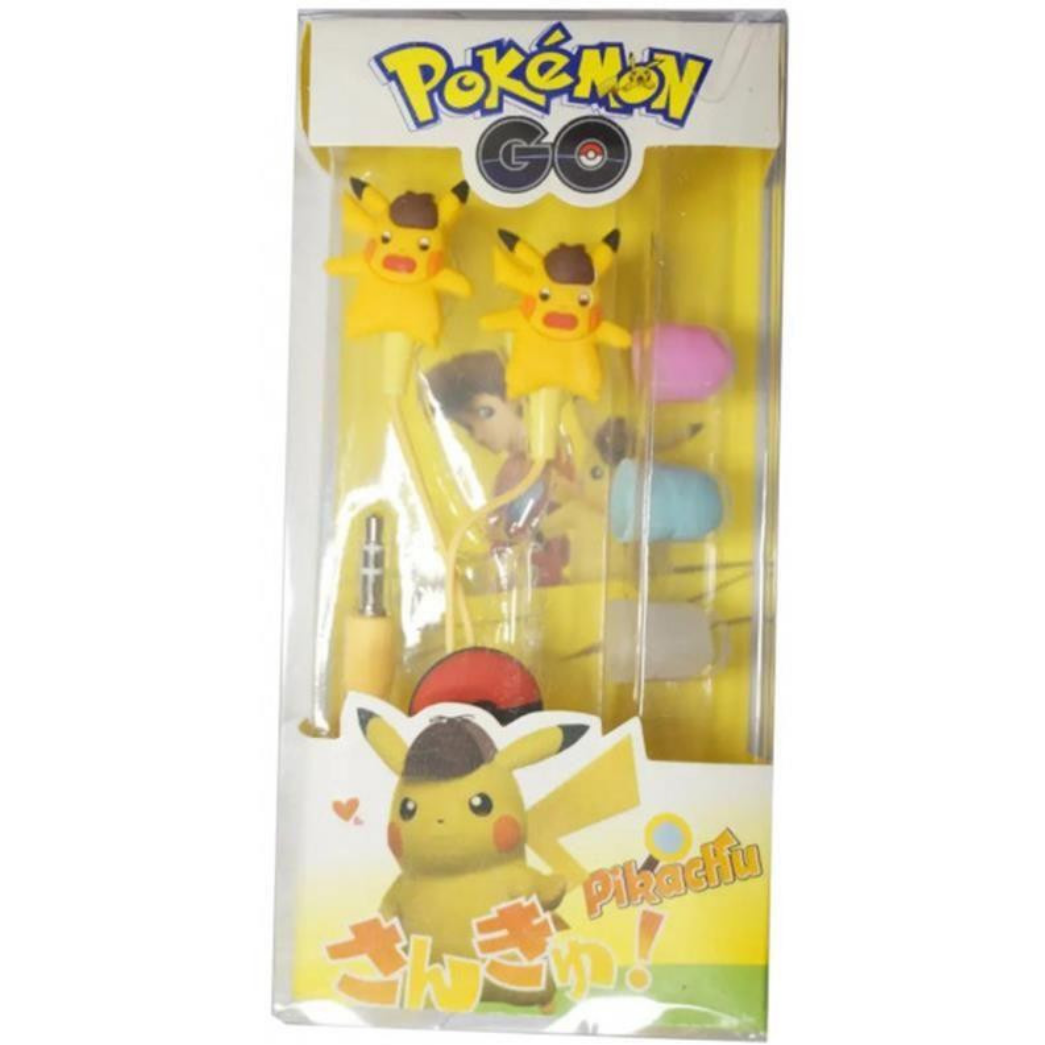Наушники Optima Mp3 Pokemon Go "Pikachu Surprised with Pokeball" Yellow (OPT-HF-PKCH3)