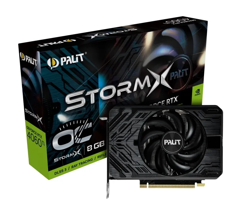 Відеокарта Palit GeForce RTX 4060 Ti StormX OC 8GB (NE6406TS19P1-1060F)