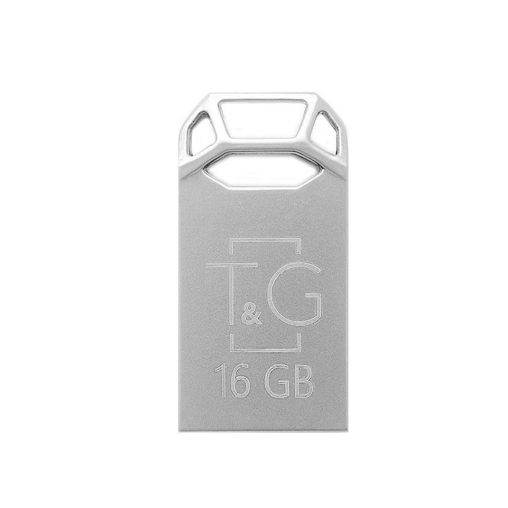 Флеш память USB T&G 16 GB 110 Metal Series Silver (TG110-16G)