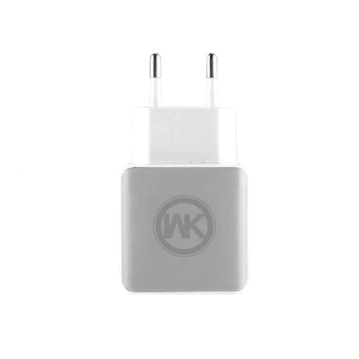 Зарядное устройство WK WP-U11i Blanc 2.1A 2*USB Lightning 220V EU White (6970349283614)