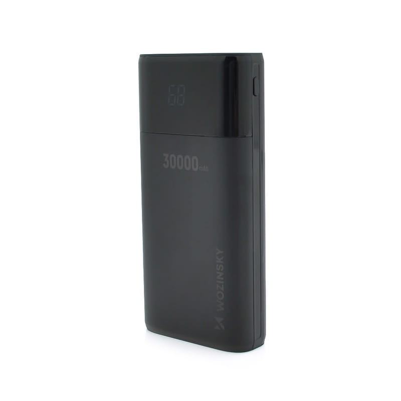 Зовнішній акумулятор Wozinsky WPB-001BK Bipow 30000mAh Black (WPB-001BK/28829)