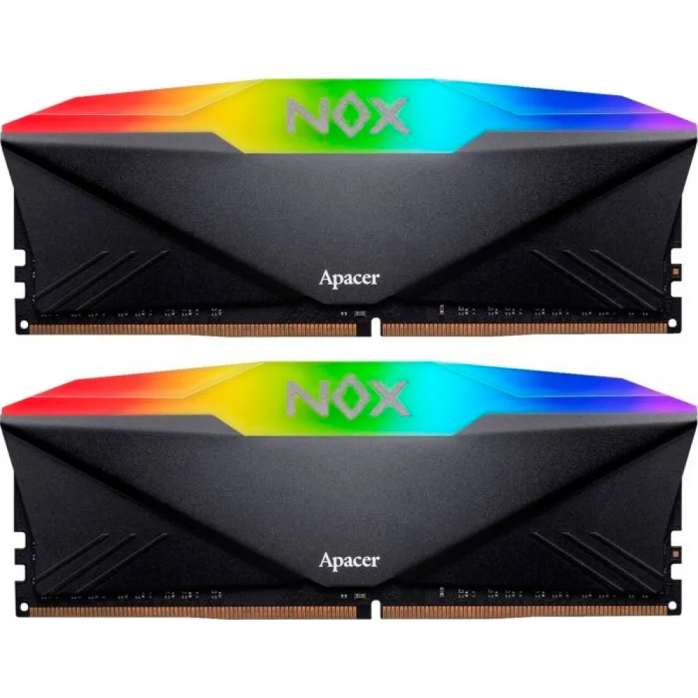 Оперативна пам'ять Apacer 16 GB DDR4 3200 MHz NOX RGB (AH4U16G32C28YNBAA-2)