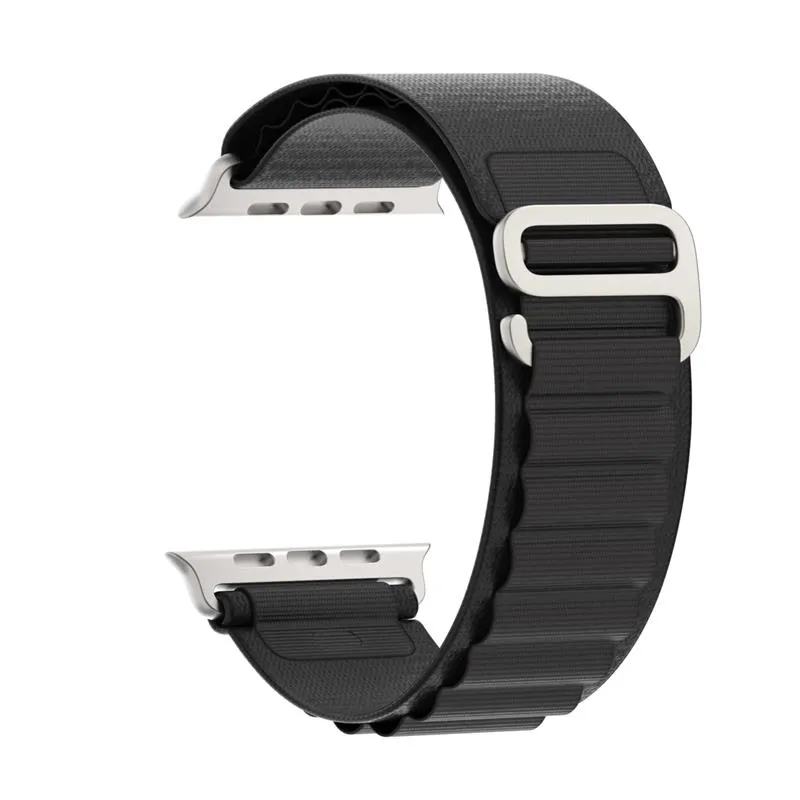 Ремінець для фітнес браслета Armorstandart Alpina Band for Apple Watch 38mm/40mm/41mm Black (ARM64976)