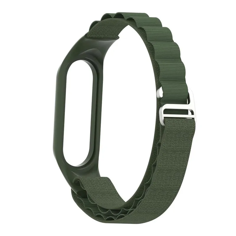 Ремінець для фітнес браслета Armorstandart AlpinaStyle Band for Xiaomi Mi Band 7/6/5/4 Green (ARM64988)