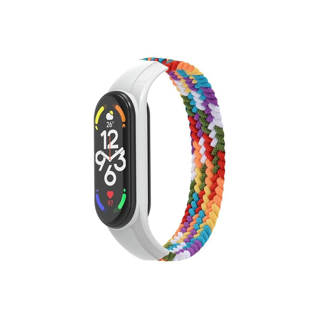  Armorstandart Braided Solo Loop for Xiaomi Mi Band 7/6/5/4 Pride Edition size M (ARM64940)