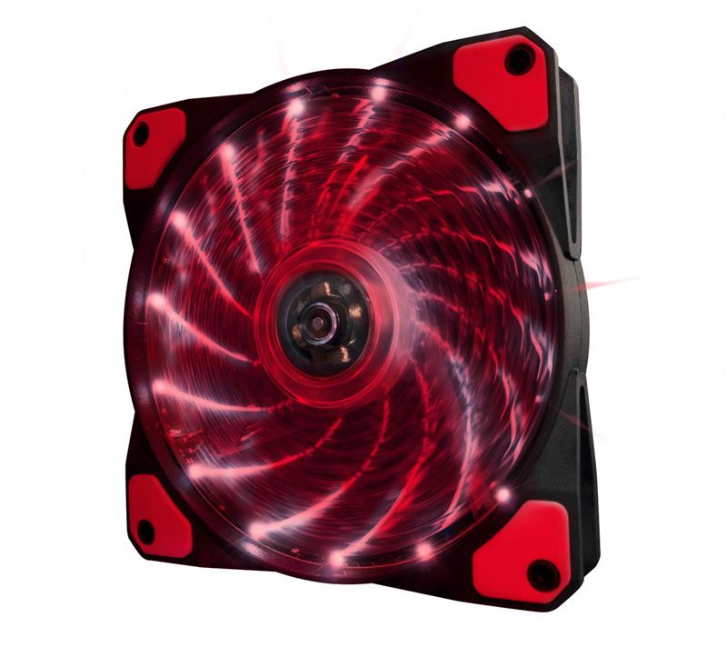 Вентиляторы Frime Iris LED Fan 15LED Red (FLF-HB120R15)