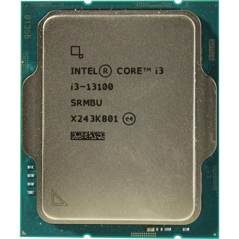 Процесор Intel Core i3 13100 3.4GHz 12MB, Raptor Lake, 60W, S1700 Tray (CM8071505092202)