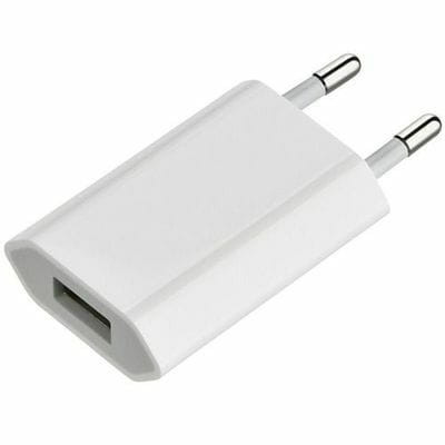 Зарядний пристрій iPhone 3G/3GS/4G/4GS/5 1USBx1A 1000mAh White (S07022)