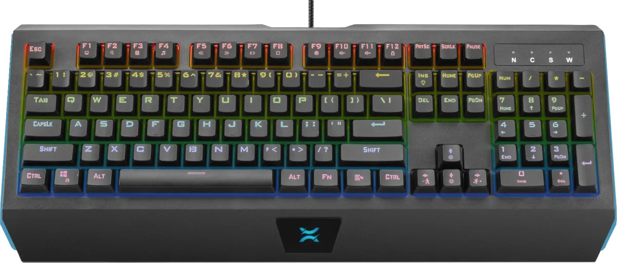 Клавиатура Noxo Vengeance Mechanical gaming keyboard, Blue Switches, Black (4770070882122)