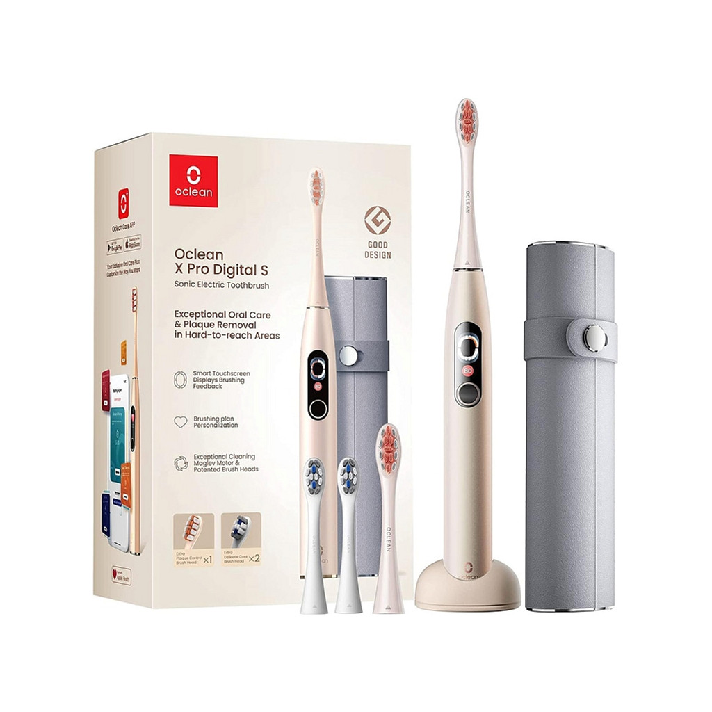 Зубна щітка Oclean X Pro Digital Set Electric Toothbrush Champagne Gold (6970810552577)