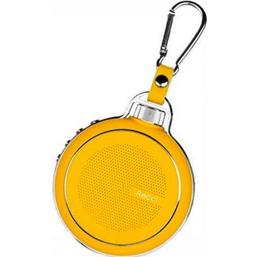 Bluetooth колонка Recci RBS-D1 Travel Yellow (6955482589892)