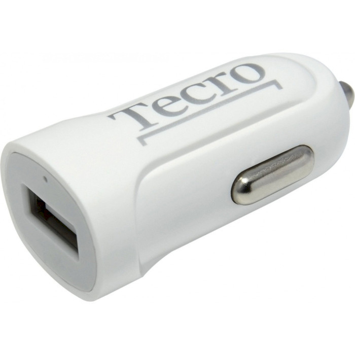 Зарядний пристрій Tecro 1USBх2.1A White (TCR-0121AW)
